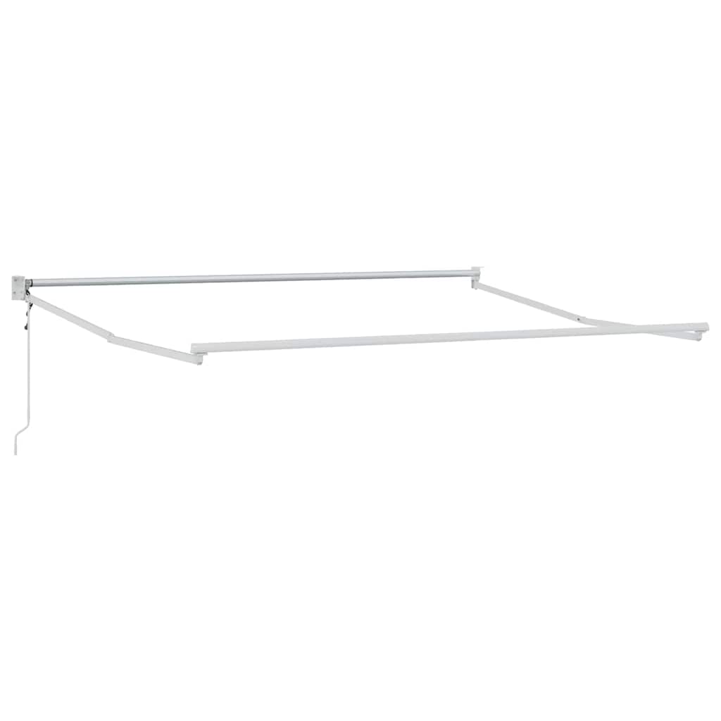 Tenda Retrattile Rosso 350 x 250 cm Poliestere e Alluminio