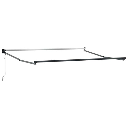 Tenda Retrattile Rosso 350 x 250 cm Poliestere e Alluminio
