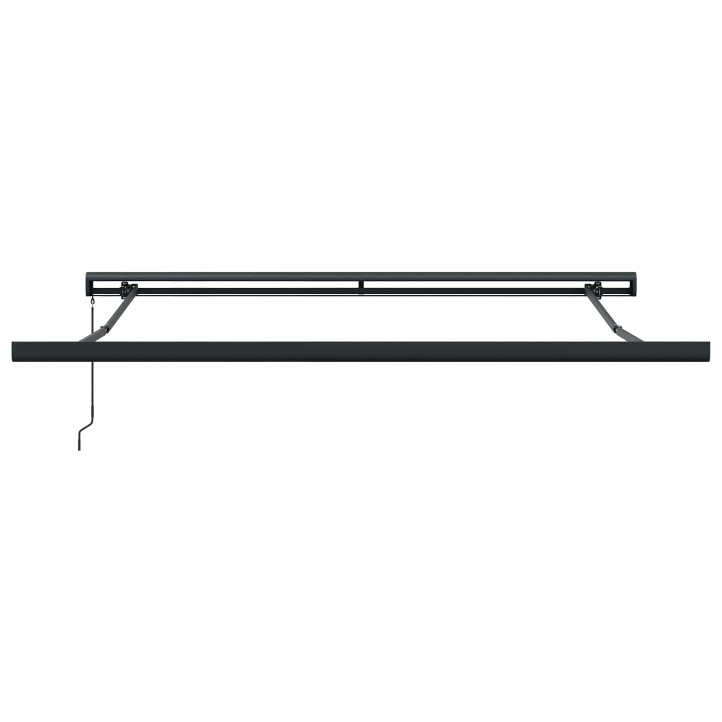Tenda Retrattile Rosso 350 x 250 cm Tessuto e Metallo