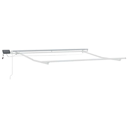 Tenda Retrattile Verde e giallo 350 x 250 cm Tessuto e acciaio