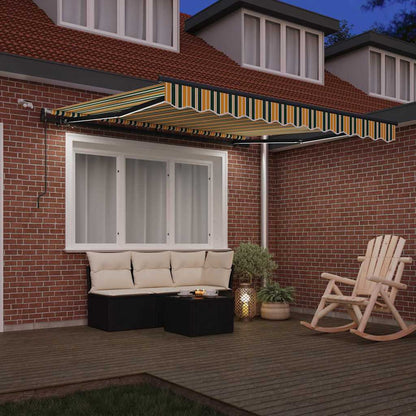 Tessuto per Tenda con Verde e giallo 350 x 250 cm Poliestere