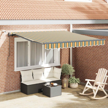 Tessuto per Tenda con Verde e giallo 350 x 250 cm Poliestere