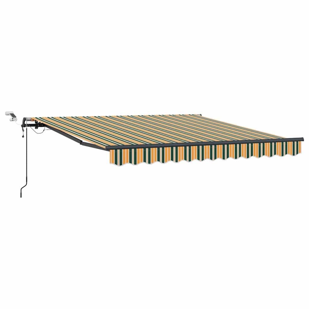 Tessuto per Tenda con Verde e giallo 350 x 250 cm Poliestere