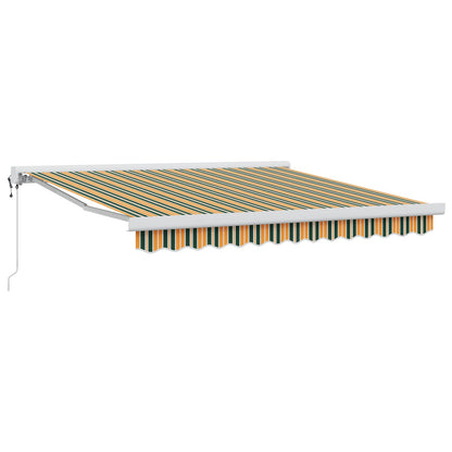 Tenda da Sole Verde e Giallo 350 x 250 x 165 cm