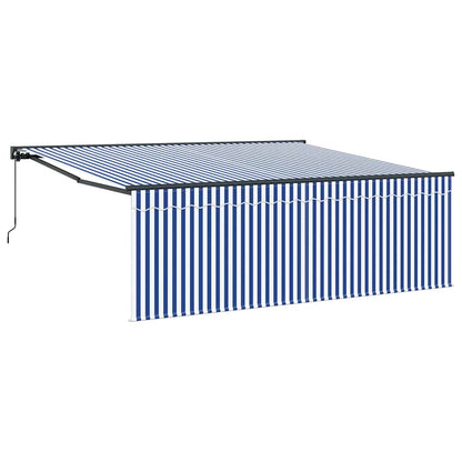 Tenda Retrattile Blu e Bianco 400 Ãƒâ€” 300 cm