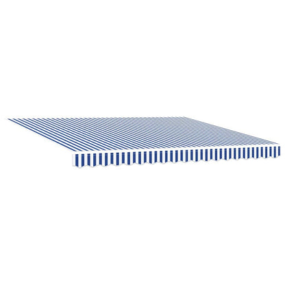 Tenda Retrattile Blu e Bianco 400 Ãƒâ€” 300 cm