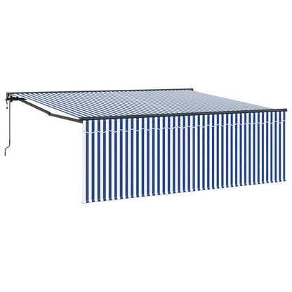 Tenda Retrattile Blu e Bianco 400 Ãƒâ€” 300 cm