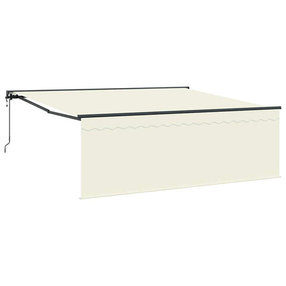 Tenda Retrattile Crema 400 Ã— 300 cm Poliestere e Alluminio
