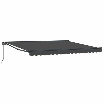 Tenda Retrattile Antracite 400 ÃƒÆ’Ã¢â‚¬â€ 300 cm Alluminio e Tessuto