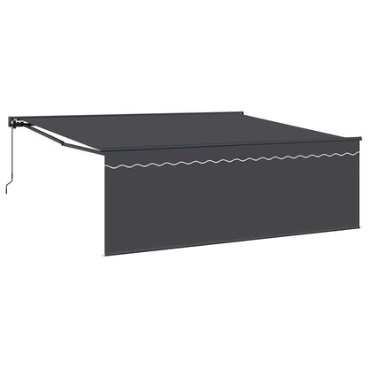 Tenda Retrattile Antracite 400 ÃƒÆ’Ã¢â‚¬â€ 300 cm Poliestere e Alluminio