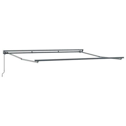 Tenda Retrattile Antracite 400 ÃƒÆ’Ã¢â‚¬â€ 300 cm Poliestere e Alluminio