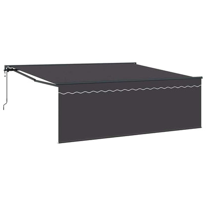 Tenda Retrattile Antracite 400 ÃƒÆ’Ã¢â‚¬â€ 300 cm Poliestere e Alluminio