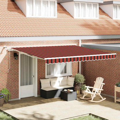 Tenda Retrattile Arancione e Marrone 400 Ã— 300 cm