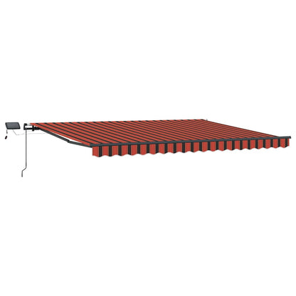 Tenda Retrattile arancione e marrone 400 Ã—300 cm Tessuto