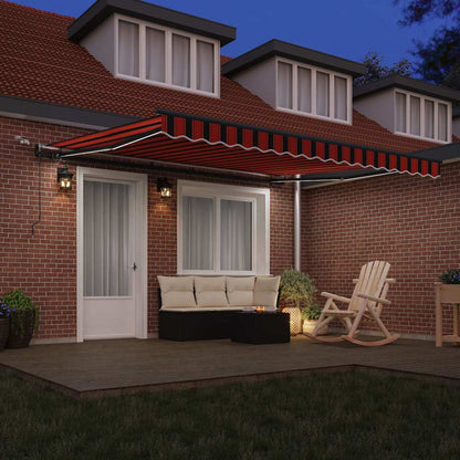 Tessuto per Tenda arancione e marrone 400 Ãƒâ€” 300 cm Poliestere