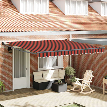 Tettuccio Elettrico Retrattile arancione e marrone 400 Ã— 300 cm