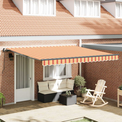 Tenda Retrattile Giallo e Arancione 400 Ãƒâ€” 300 cm