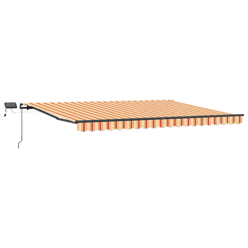 Tenda Retrattile giallo e arancione 400 Ã—300 cm Tessuto
