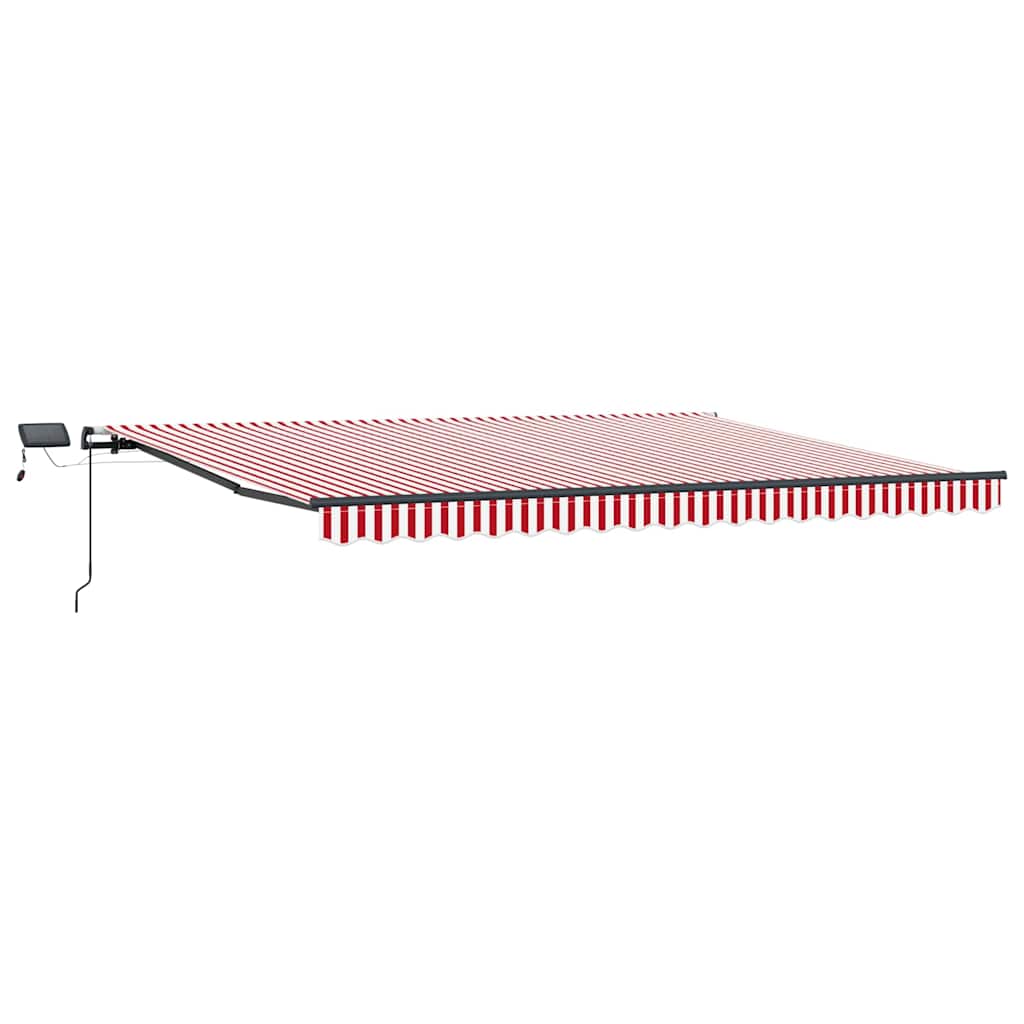 Tenda Retrattile Rosso e bianco 400 Ãƒâ€”300 cm Tessuto