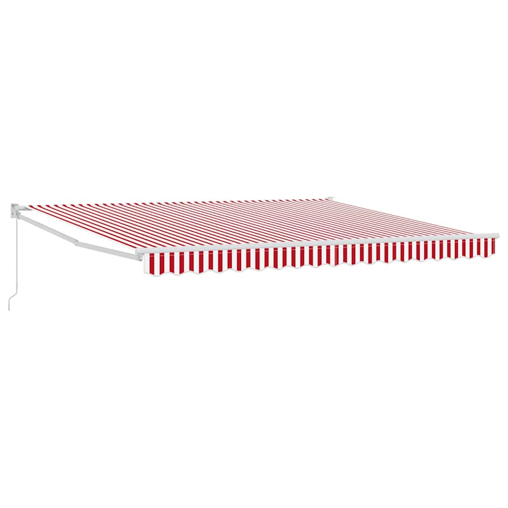 Tenda Retrattile Rosso e Bianco 400 Ã— 300 cm