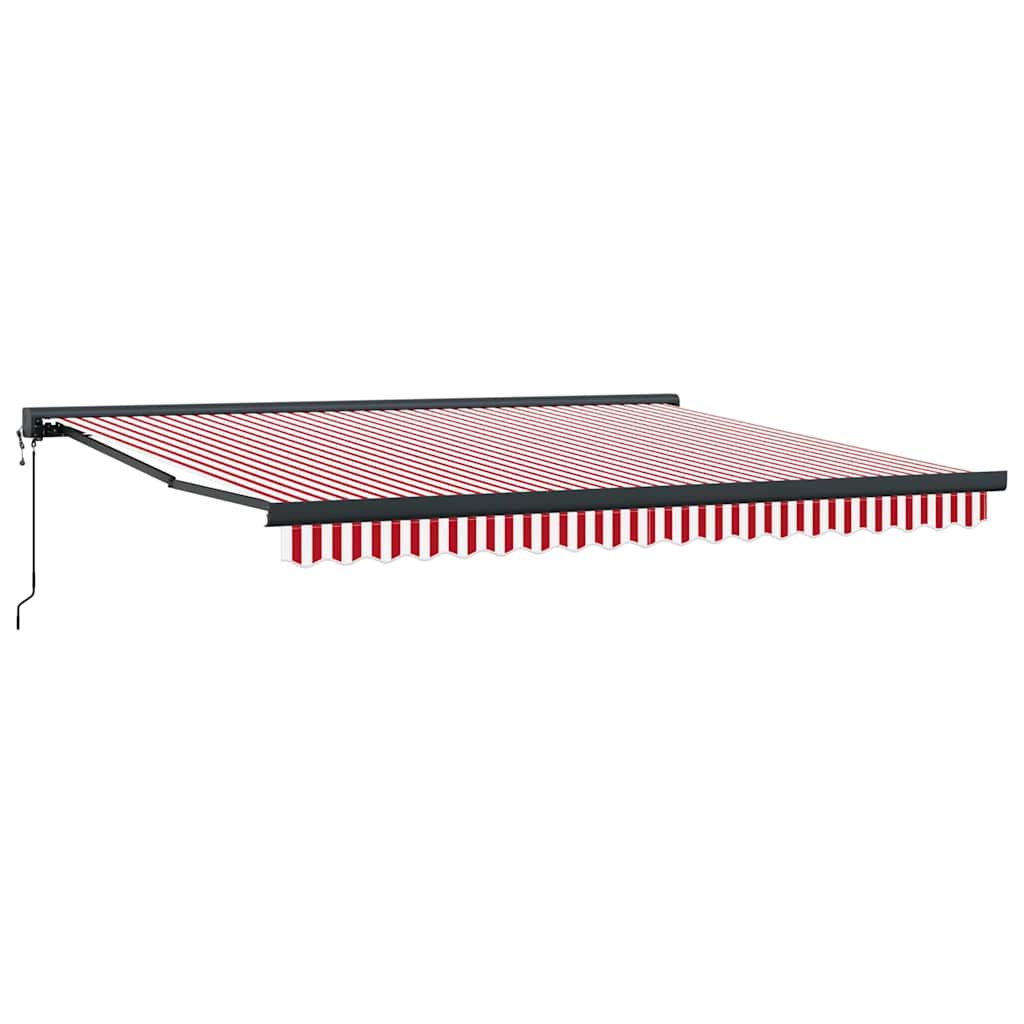 Tenda da Sole Rosso e Bianco 400 Ãƒâ€” 300 cm