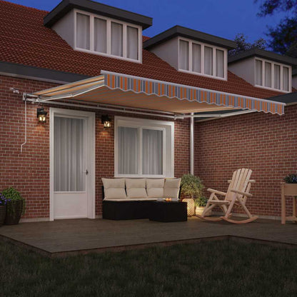 Tenda Retrattile Multicolore 400 Ãƒâ€” 300 cm Poliestere e Metallo