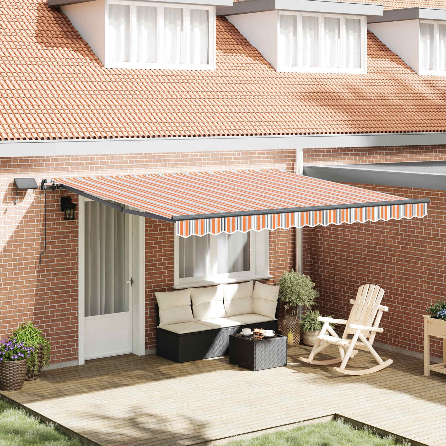 Tenda Retrattile Multicolore 400 Ãƒâ€”300 cm Tessuto