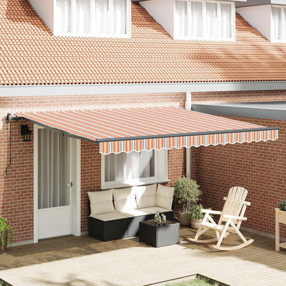 Tenda Retrattile Multicolore 400 Ãƒâ€” 300 cm Tessuto e Alluminio