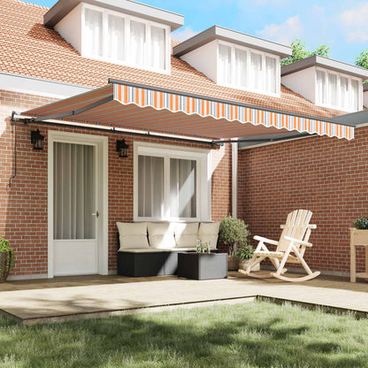 Tenda Retrattile Multicolore 400 Ãƒâ€” 300 cm Tessuto e Alluminio