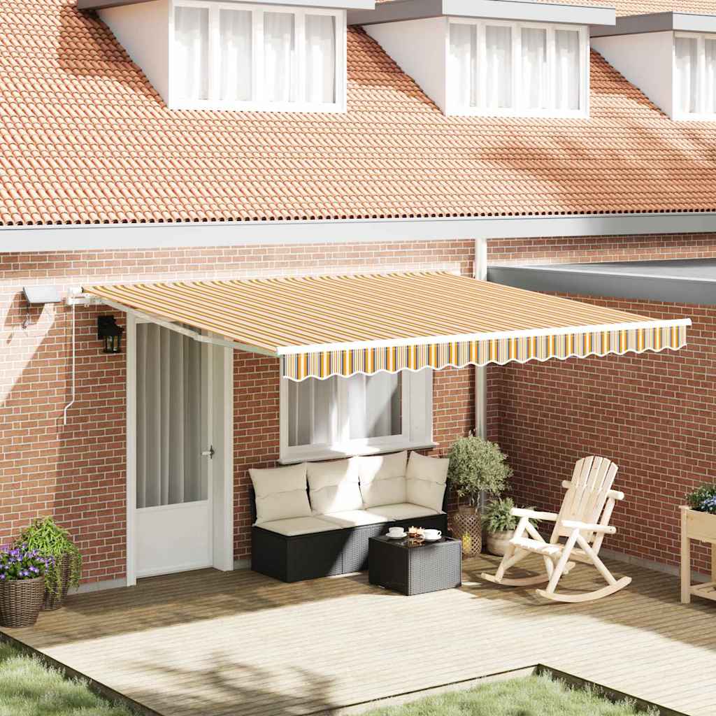 Tenda Retrattile Multicolore 400 Ãƒâ€” 300 cm Tessuto e acciaio