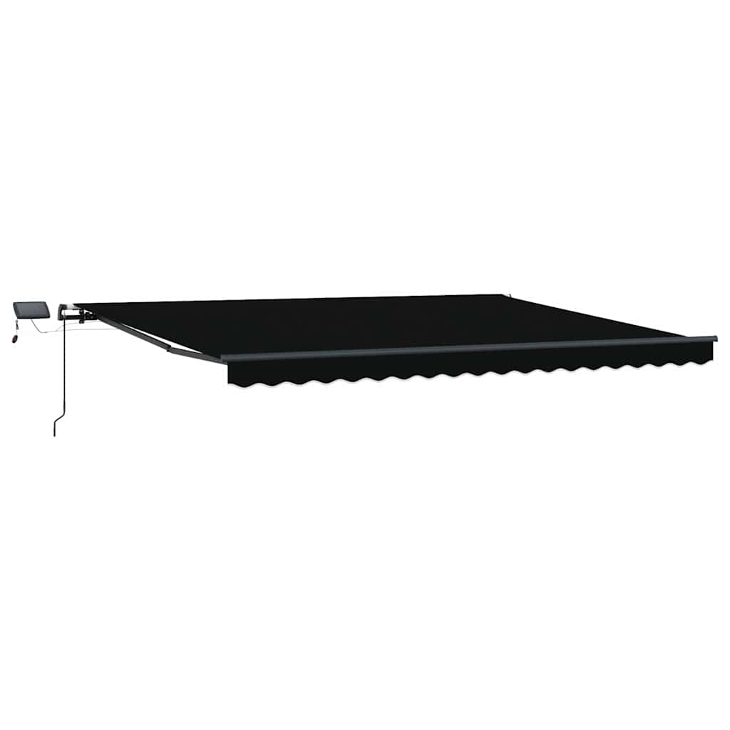 Tenda Retrattile Nero 400 Ãƒâ€”300 cm Tessuto
