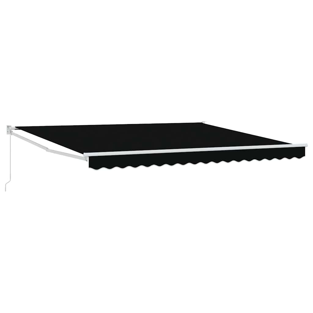 Tenda retrattile manuale Nero 400 Ãƒâ€” 300 cm
