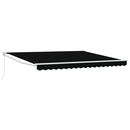 Tenda retrattile manuale Nero 400 Ãƒâ€” 300 cm