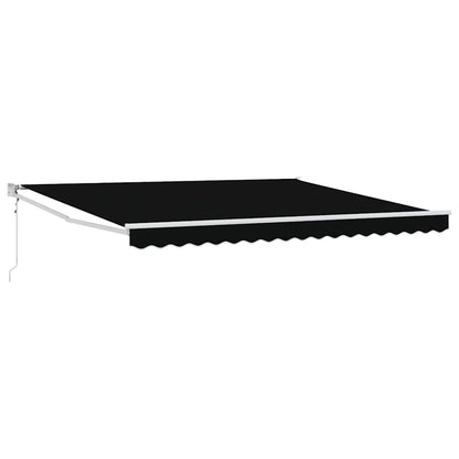 Tenda Retrattile Nero 400 Ãƒâ€” 300 cm Poliestere e Alluminio
