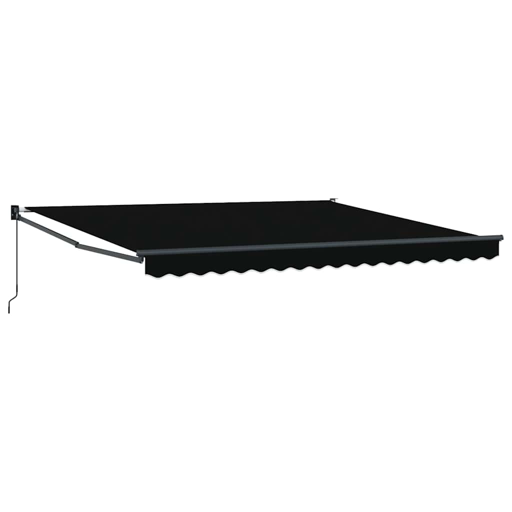 Tenda Retrattile Nero 400 Ãƒâ€” 300 cm Poliestere e Alluminio