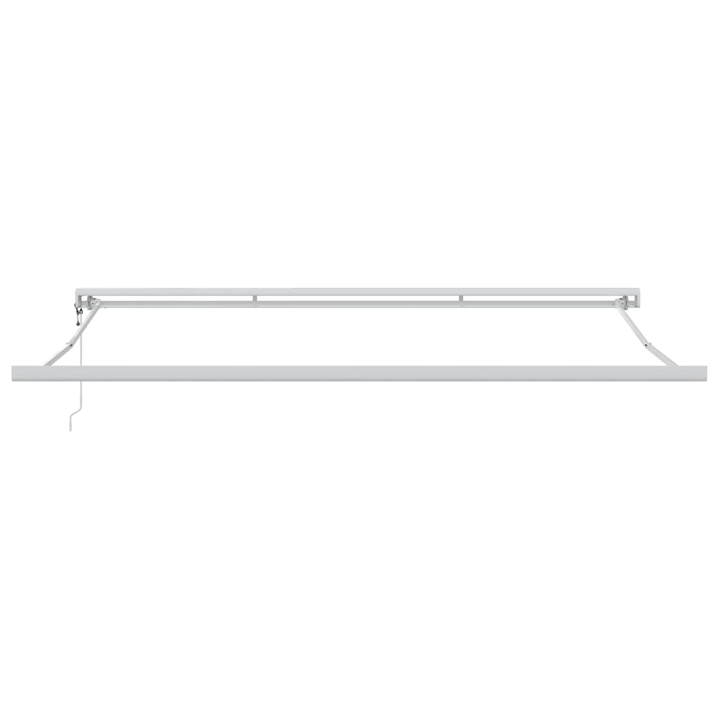 Tenda Retrattile Nero 400 Ã— 300 cm Tessuto e Metallo