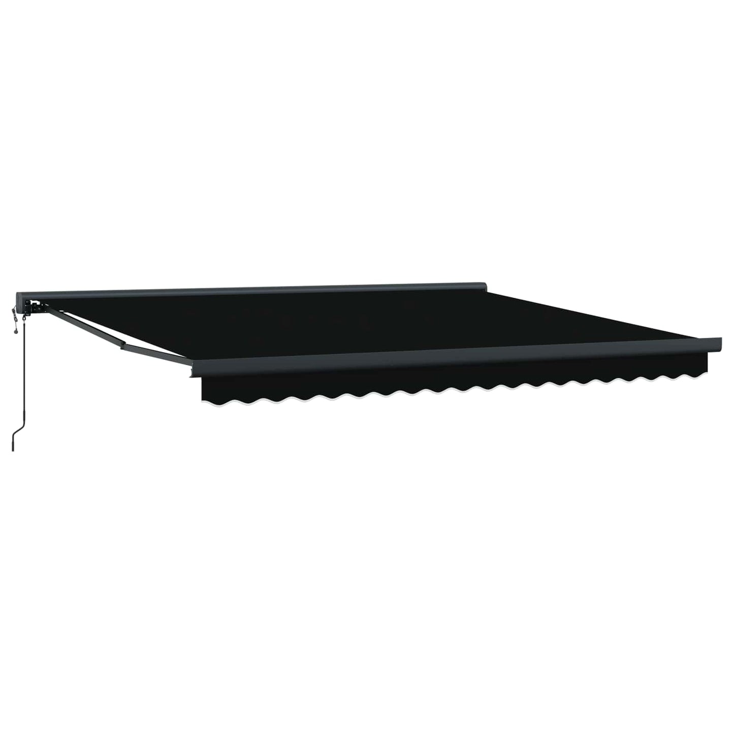 Tenda da Sole Nero 400 Ãƒâ€” 300 cm Poliestere e Alluminio