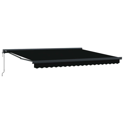 Tenda da Sole Nero 400 Ãƒâ€” 300 cm Poliestere e Alluminio