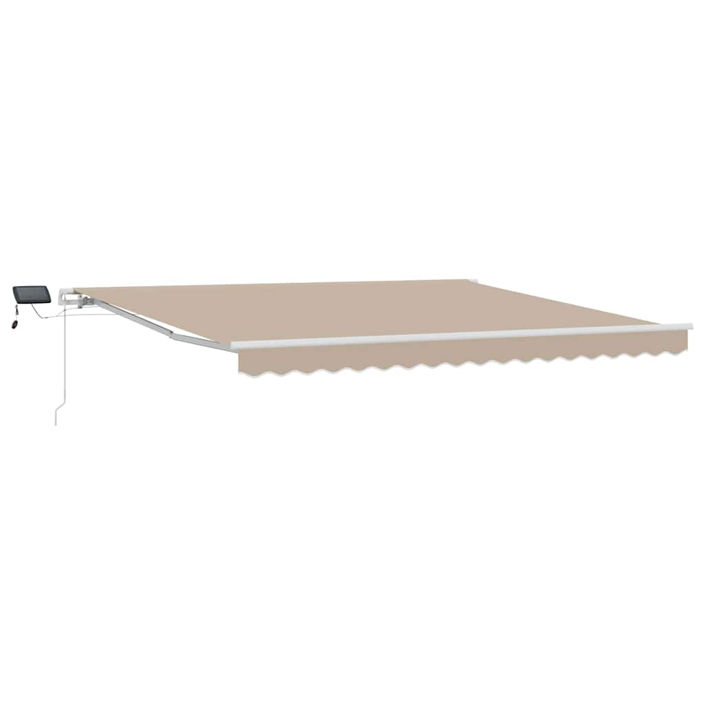 Tenda Retrattile con Beige 400 Ãƒâ€”300 cm Tessuto