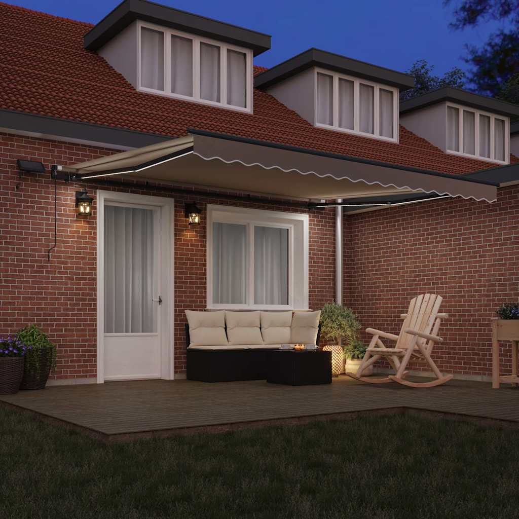 Tenda Retrattile Beige 400 Ã—300 cm Tessuto