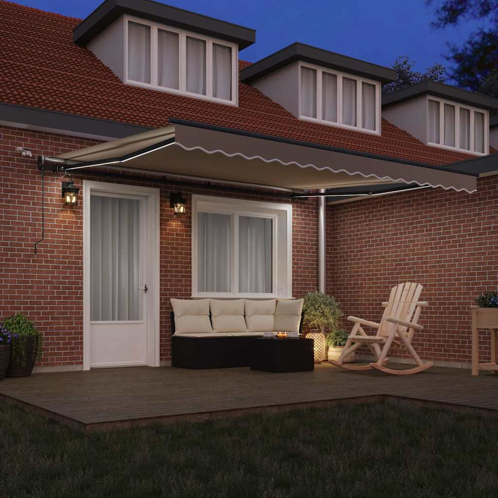 Tessuto per Tenda con Beige 400 Ãƒâ€” 300 cm Poliestere