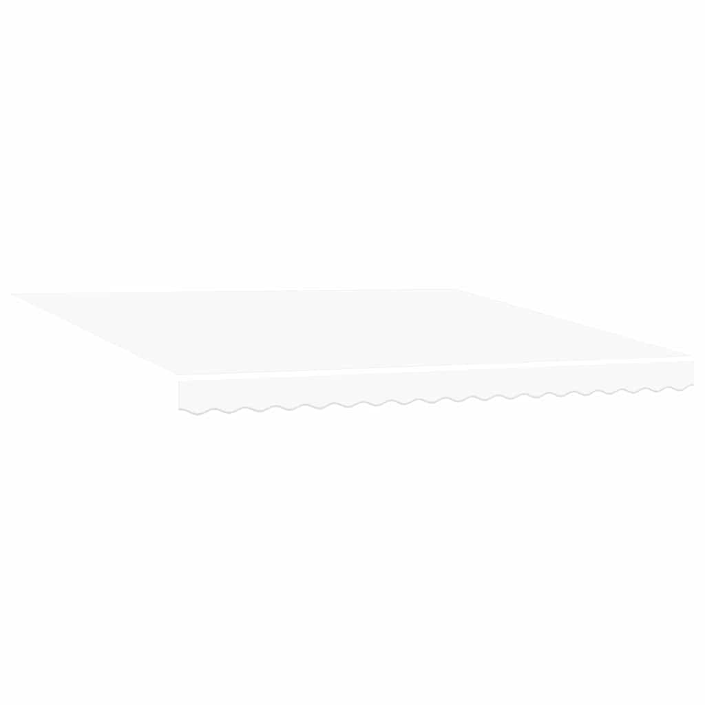 Tenda Retrattile Bianco 400 Ãƒâ€” 300 cm Poliestere e Metallo