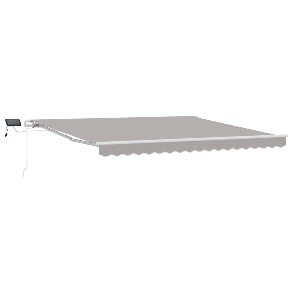 Tenda Retrattile Grigio chiaro 400 Ãƒâ€” 300 cm Tessuto e acciaio