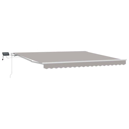 Tenda Retrattile Grigio chiaro 400 Ãƒâ€” 300 cm Tessuto e acciaio