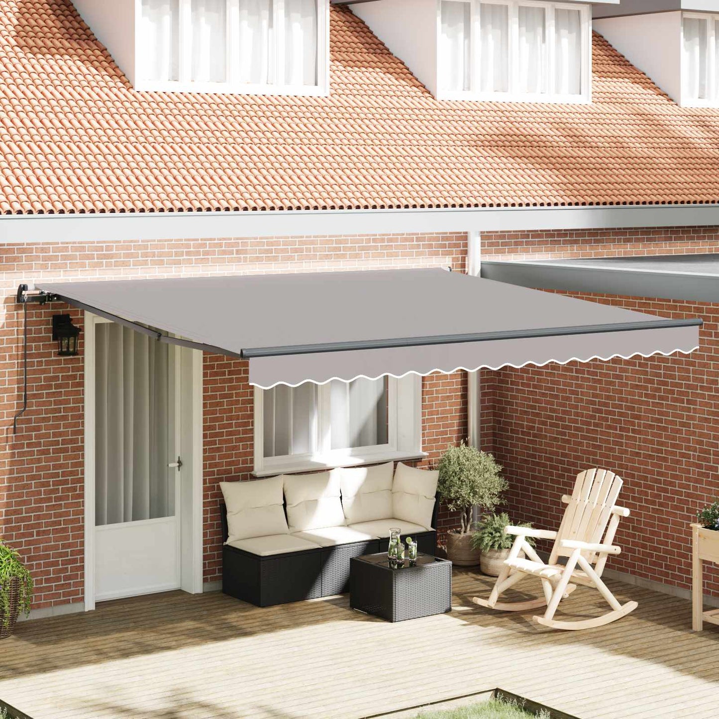 Tenda Retrattile Grigio chiaro 400 Ãƒâ€” 300 cm