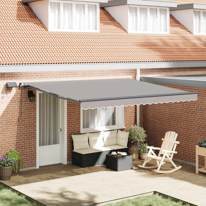 Tenda Retrattile Grigio chiaro 400 Ãƒâ€”300 cm Tessuto