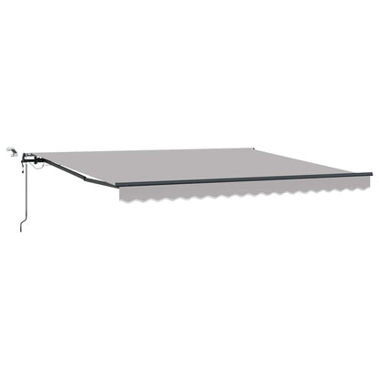 Tessuto per Tenda con Grigio chiaro 400 Ãƒâ€” 300 cm Poliestere