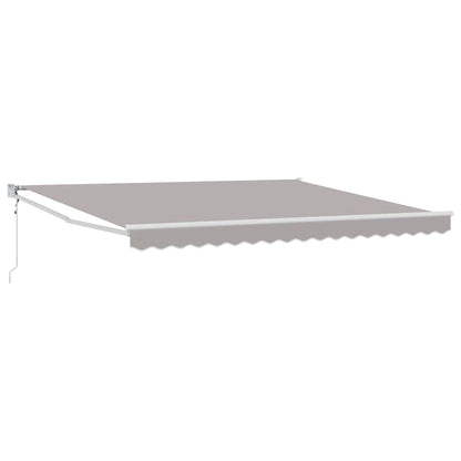 Tettuccio Elettrico Retrattile Grigio chiaro 400 Ã— 300 cm