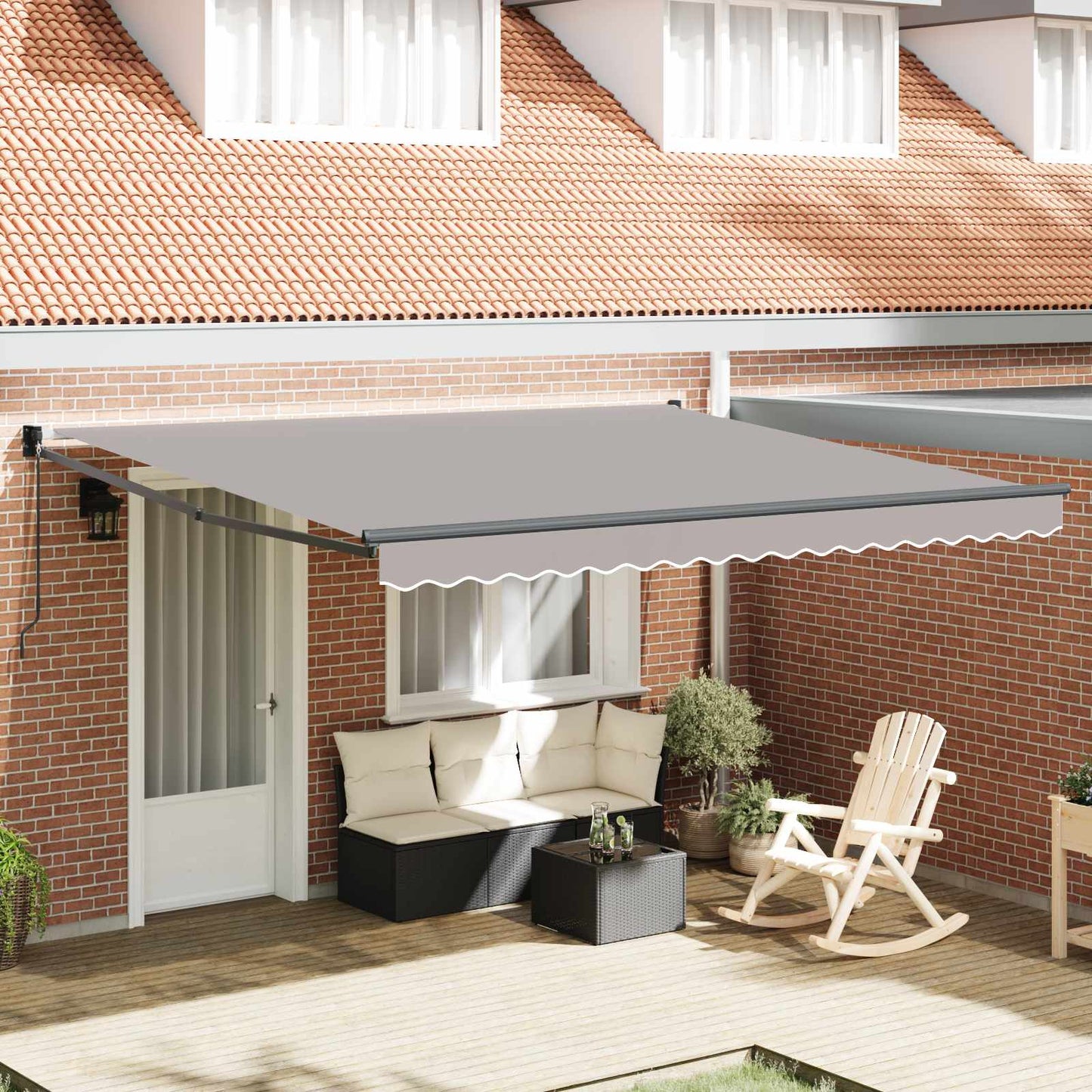 Tenda Retrattile Grigio chiaro 400 Ãƒâ€” 300 cm