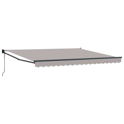Tettuccio Elettrico Retrattile Grigio chiaro 400 Ã— 300 cm